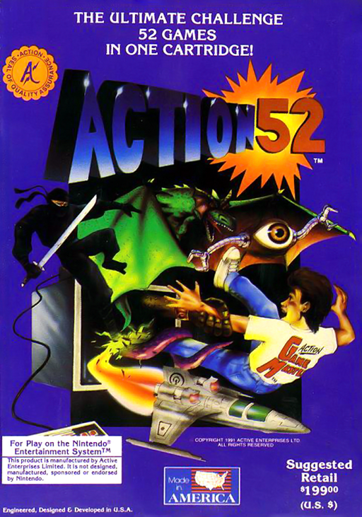 Action 52 (USA) (Rev A) (Unl) box art